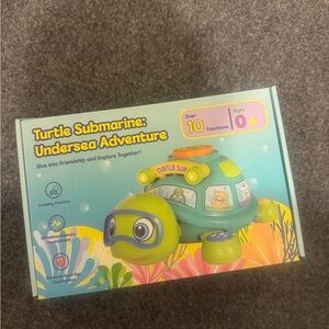 Turtle Submarine Undersea Adventure Toy - Green and Yellow